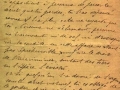 2nd page of the 1910 letter of Abbé Rouanet of Bagès-les-Flots to Saunière