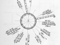 Tour Magdala, architectural drawings by Franck Marie (1978)