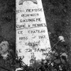 Original tomb stone of Bérenger Saunière