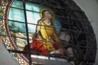 stained glass window of Mary-Magdalene in Puichéric by André Goudonnet