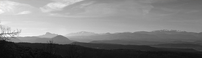 The Mountain tops figuring in the Mystery of Rennes-le-Château