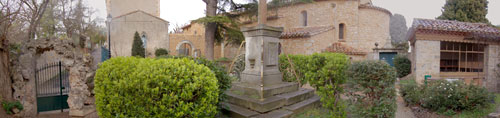 Panorama of the garden