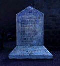 the two tombstones as they must have looked together when they where still in place