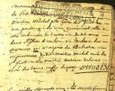 Death Certificate of Anne Delsol from the Parish register 1725-1781