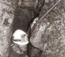 Klaas van Urk, descending the Templar shaft