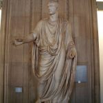 Statue of Emperor Tiberius, island of Capri