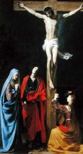 Nicolas Tournier: Christ on the Cross with the Virgin, Mary Magdalene, St. John and St. Francis of Paola