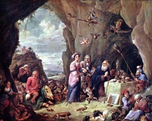 Tentation of St. Anthony by David Teniers the Younger