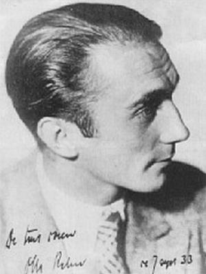 signed photograph of Otto Rahn