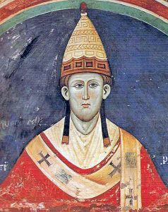 Pope Innocent III who proclaimed the Albigensean Crusade in 1208